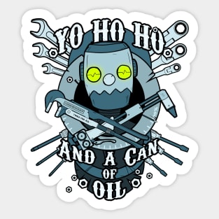 Yohoho and a can of Oil Sticker